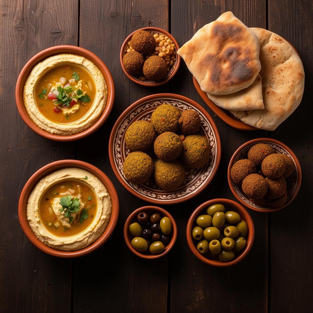 Selección de mezze marroquíes